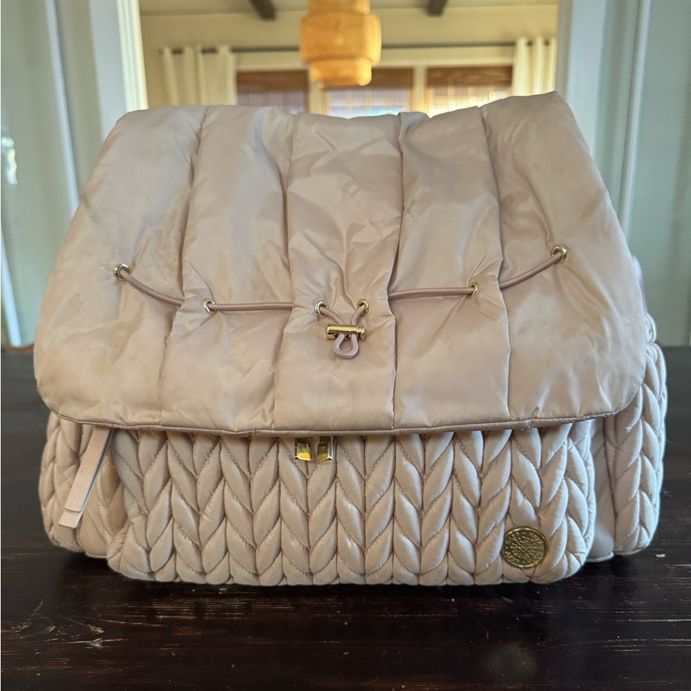 Quilted Pink Kids Backpack - Brand Unspecified